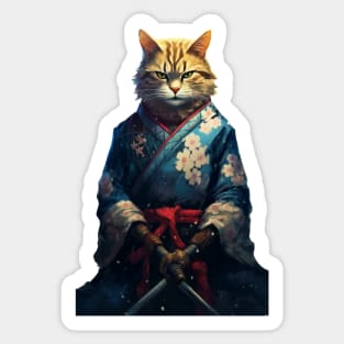 Neko Samurai 2 Sticker